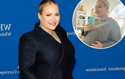 Meghan McCain shows ‘fully cooked’ baby bump nine months into pregnancy