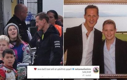 Michael Schumacher&apos;s son shares emotional tribute to father