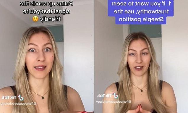 Psychologists reveals body language tricks to control situations