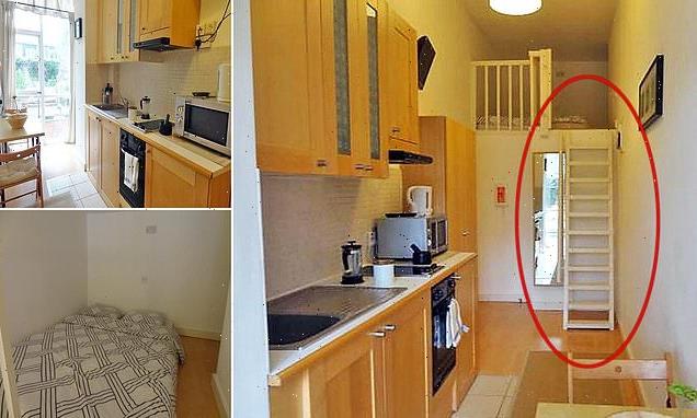 £1,700-a-month London flat so small you need steps to get into bed