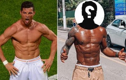 Can YOU guess who this shredded retired footballer is?