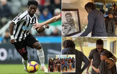 Christian Atsu&apos;s family mourn the footballer&apos;s death in Ghana