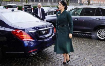Crown Princess Mary dazzles in exact same coat as Pippa Middleton