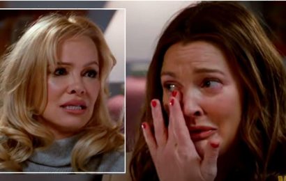 Drew Barrymore breaks down in tears as she shares family concerns