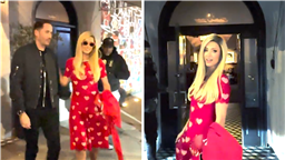Paris Hilton Rocks Valentine's Day Dress For Date with Husband Carter Reum