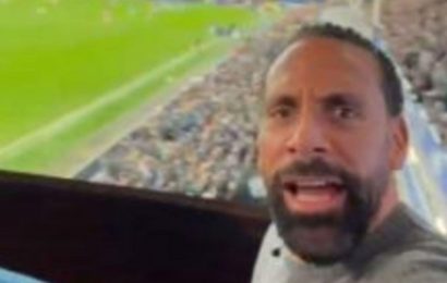 What's happened? – Watch Rio Ferdinand brutally troll Arsenal icon Martin Keown in BT studio as Gunners lose to Everton | The Sun