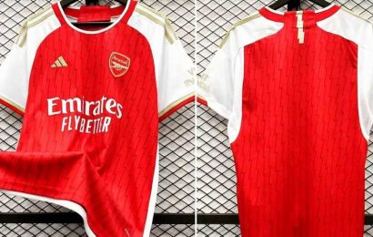 Arsenal's new 2023-24 home kit 'leaked online' but fans fear it will only look good if they win Premier League title | The Sun