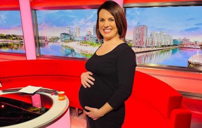 BBC Breakfast's Nina Warhurst 'confirms' baby's gender as she dances up a storm on night out | The Sun