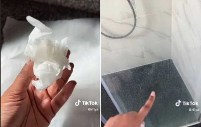 I’m a cleaning whizz and I tried the viral hack of using baking paper to remove water stains – I can’t believe it worked | The Sun