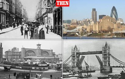London&apos;s iconic landmarks: Images capture changing streets and skyline