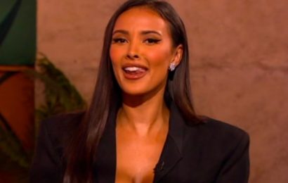Maya Jama sizzles in sexy bra and plunging suit for Love Island reunion