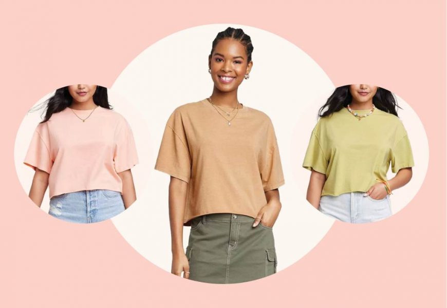 TikTok Found The "Perfect" Slightly Cropped T-Shirt— & It's Just $10