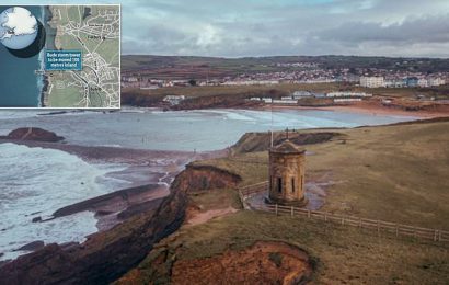 Victorian tower will be moved inland to save it toppling into the sea