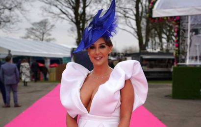Aintree racegoers turn heads at Ladies Day with glamorous dresses for day two of the Grand National Festival today | The Sun