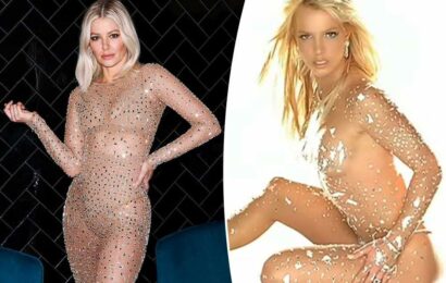 Ariana Madix has ‘never felt hotter’ channeling Britney Spears in sheer dress