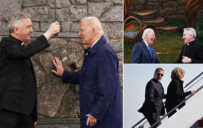 Biden visits shrine where Mary said to have appeared as an apparition