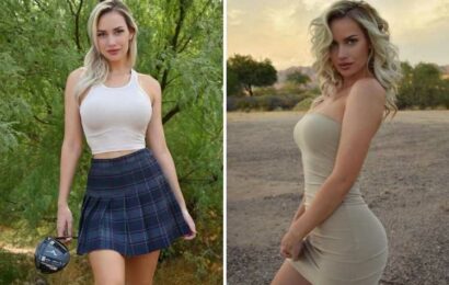 Golf beauty Paige Spiranac once left colleagues tongue-tied with a low-cut top for filming as she had 'image to uphold' | The Sun