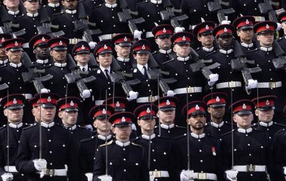 The &apos;officer class&apos; of the Army and Royal Navy still exclusively white