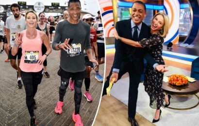 Amy Robach, T.J. Holmes run half marathon after ‘GMA3’ replacements revealed
