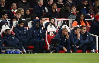 Chelsea players spotted arguing on bench during Arsenal defeat as former star slams 'it's a mess and embarrassing' | The Sun