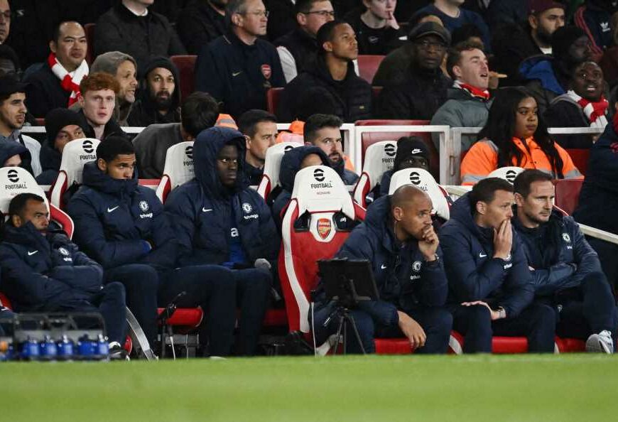 Chelsea players spotted arguing on bench during Arsenal defeat as former star slams 'it's a mess and embarrassing' | The Sun