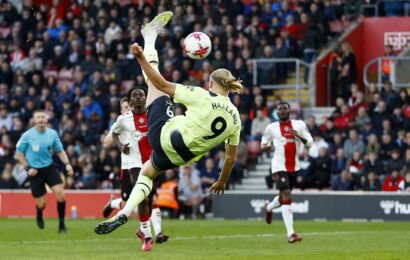 Erling Haaland reveals his favourite Man City goals after record-breaking debut Premier League season | The Sun