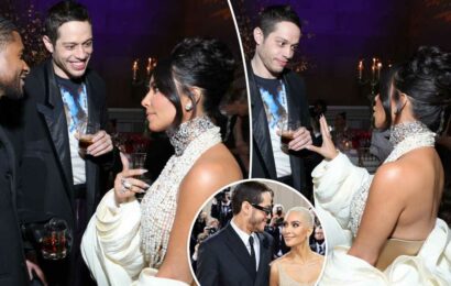 Kim Kardashian, Pete Davidson reunite at Met Gala 9 months after breakup