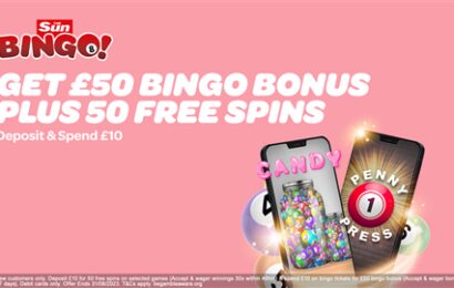 Online bingo: Get a £50 bingo bonus and 50 free spins with Sun Bingo | The Sun