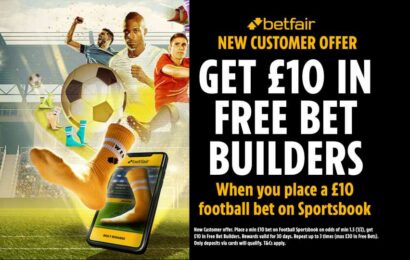 Sign-up offer: Get up to £30 in free football bet builders with Betfair – 18+ T&Cs apply | The Sun