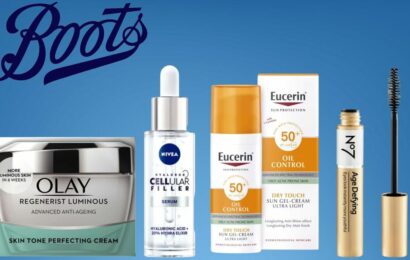 Anti-ageing skincare from No7, Olay and Eucerin slashed to £10 in Boots sale
