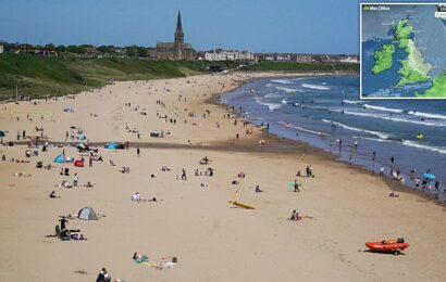 Britain could bask in the hottest day of the year today