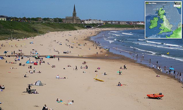 Britain could bask in the hottest day of the year today