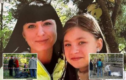 First pic of mum, 33, & daughter, 9, killed in front of grandparents by Vlad’s bombs as Kyiv blitzed again with missiles | The Sun