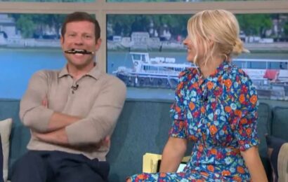 Holly Willoughby and Dermot O'Leary speechless as Gino D'Acampo returns to This Morning with awkward Phillip comment | The Sun