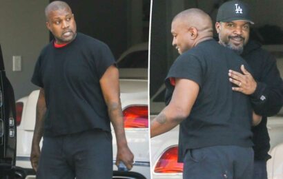 Kanye West and Ice Cube reunite after fallout over anti-Semitism controversy