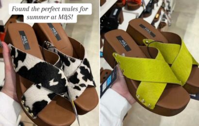 Ladies, stop looking… Marks & Spencer have bought out the sandals of the summer, they’re just £49.50 & come in cow print | The Sun