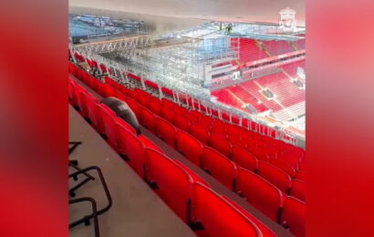 Liverpool share first view from very top of new Anfield Road stand