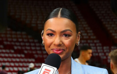 Malika Andrews abruptly absent from NBA Today as ESPN host shares shocking photo with NBA prospect Victor Wembanyama | The Sun