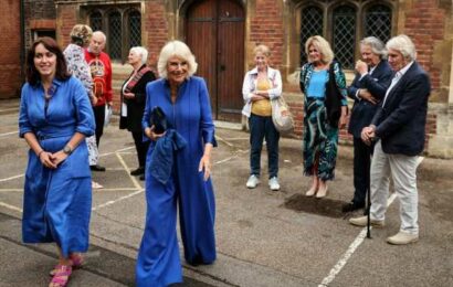 Telegraph: Queen Camilla’s Gumby jumpsuits & housedresses are so fashionable!