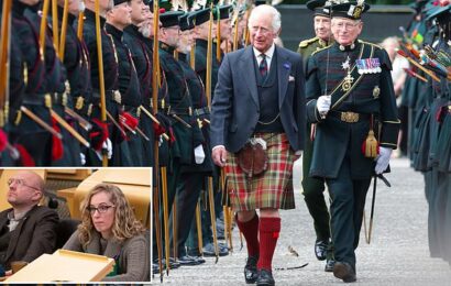 Anti-monarchy Scottish government ministers snub King Charles