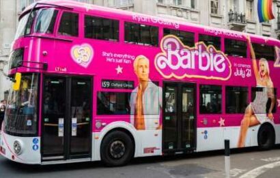 Barbie Fever Hits U.K. With Pink Buses, Taxis and  London Landmarks