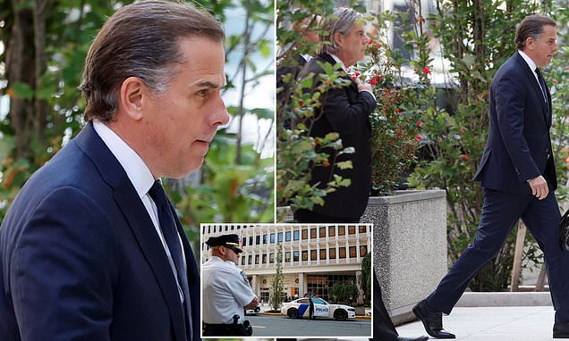 Hunter Biden arrives in court to plead guilty to tax crimes Hunter Biden arrives in court to plead guilty to tax crimes