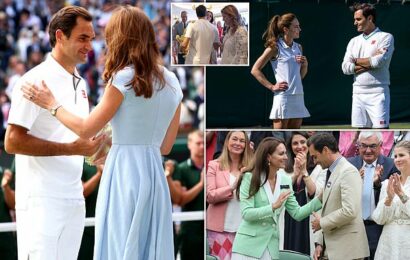 Inside Kate Middleton&apos;s very playful relationship with Roger Federer