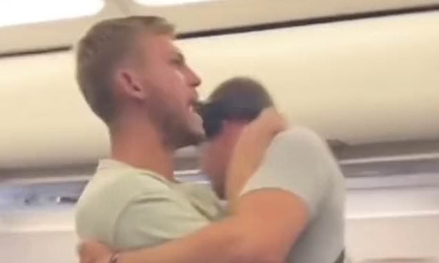 Moment raging &apos;Briton&apos; &apos;tried to open door&apos; of plane in Croatia