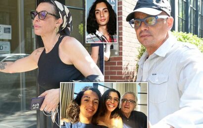Mother and father of Leandro De Niro are seen after posting tributes