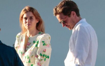 Princess Beatrice and husband Edoardo put on loved up display on luxe St Tropez holiday