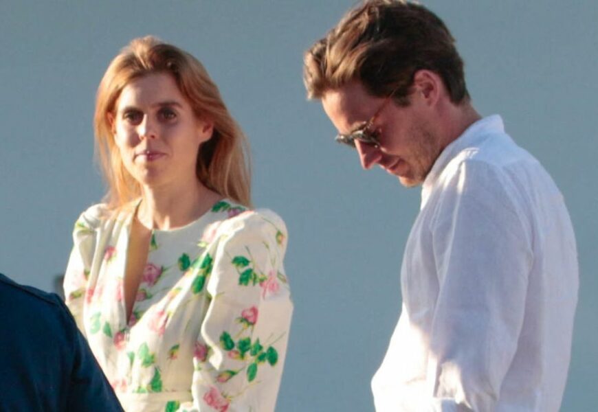 Princess Beatrice and husband Edoardo put on loved up display on luxe St Tropez holiday