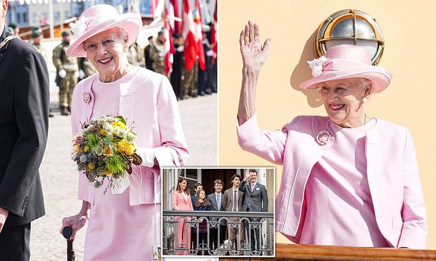 Queen Margrethe of Denmark sails off on her summer break