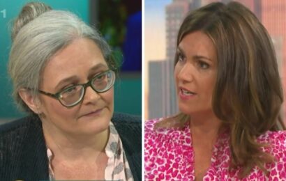 Susanna Reid speechless as protestor claims GMB host left her in tears
