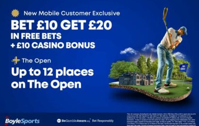 The Open Championship golf: Get £20 free bets and £10 casino bonus, BoyleSports paying up to 12 places | The Sun